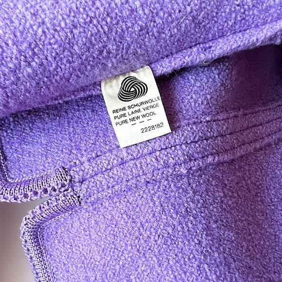 GEIGER Tyrol Lilac Purple 100% Wool Tailored Cropped Jacket size 36 (US 2 to 4) - Picture 11 of 11